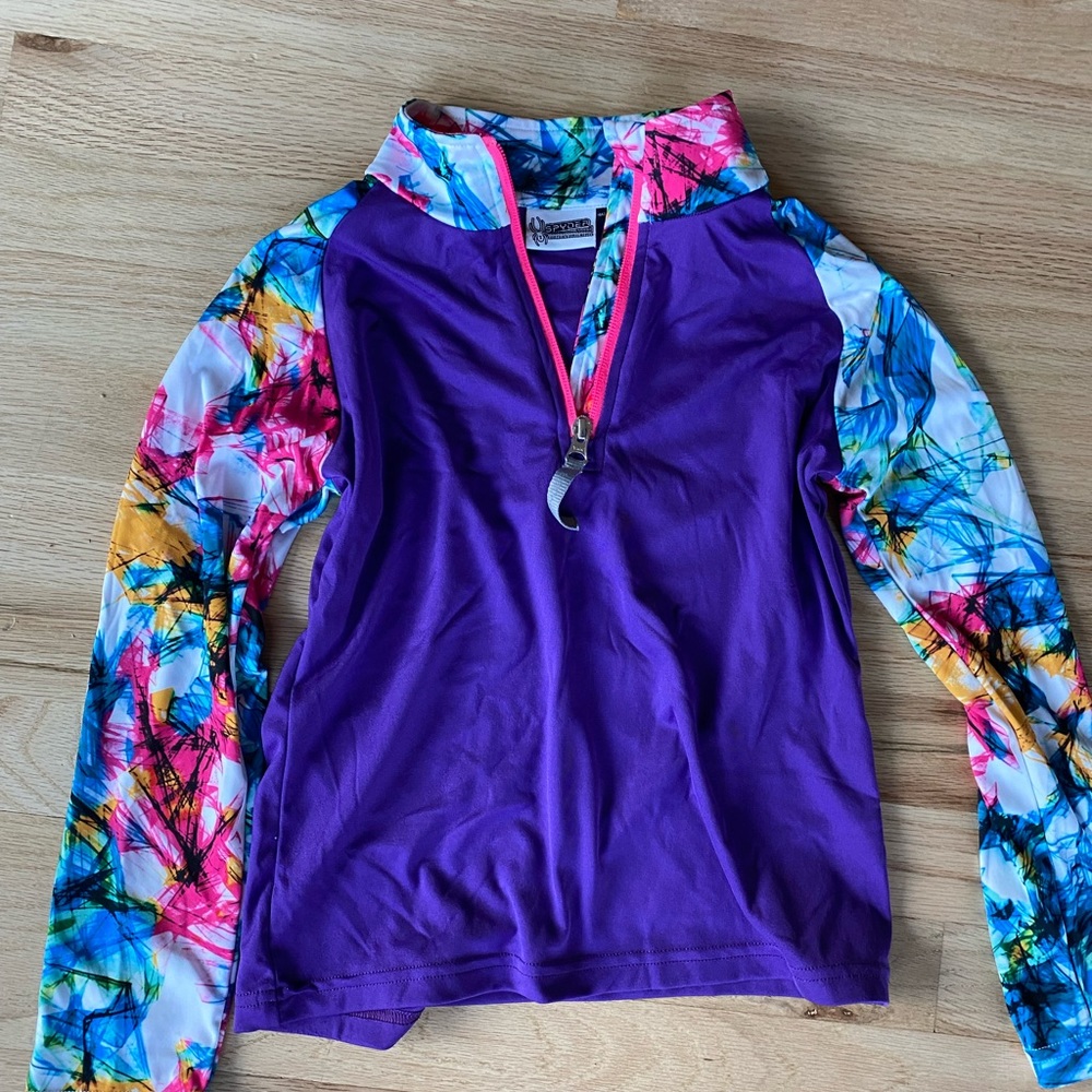 Girls spyder base layer sz sm. Excellent condition